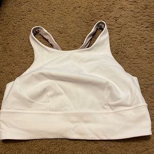 Lululemon White Wunder Train Bra